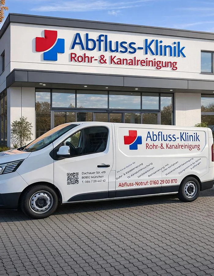 Willkommensbild Abfluss Klinik